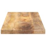 Dessus de table 90x40x2,5 cm rectangulaire bois massif manguier – Image 4