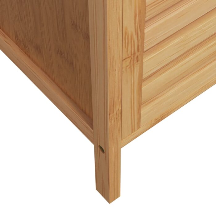 Armoire de salle de bain avec étagère 36x33x87 cm bambou – Image 6