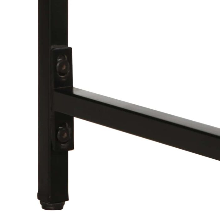 Table à manger 160x80x75 cm bois de manguier massif brut – Image 7