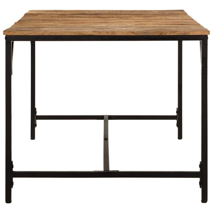Table à manger 180x90x75 cm bois de manguier massif brut – Image 3