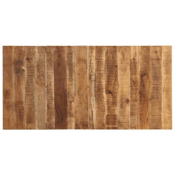 Table à manger 180x90x75 cm bois de manguier massif brut – Image 4