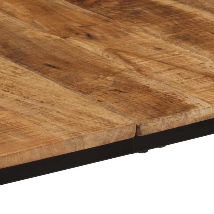 Table à manger 180x90x75 cm bois de manguier massif brut – Image 6