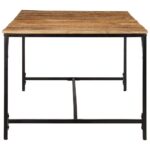 Table à manger 200x100x75 cm bois de manguier massif brut – Image 3