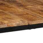 Table à manger 200x100x75 cm bois de manguier massif brut – Image 6