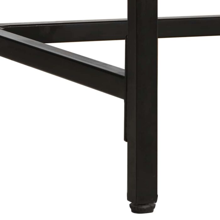 Table à manger 200x100x75 cm bois de manguier massif brut – Image 7