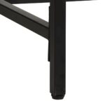 Table à manger 220x90x75 cm bois de manguier massif brut – Image 7