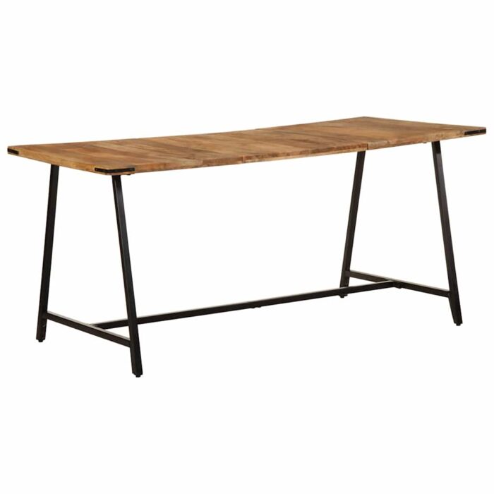 Table à manger 160x80x75 cm bois de manguier massif – Image 1