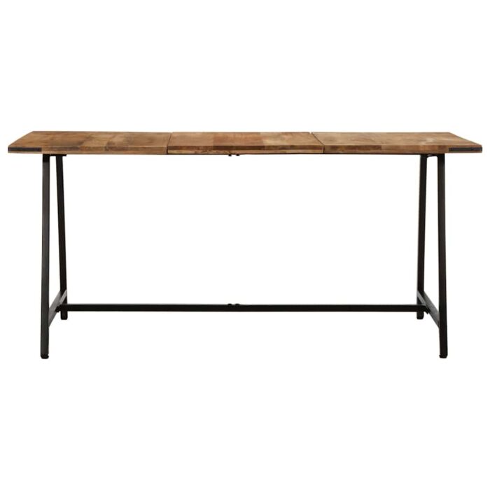 Table à manger 160x80x75 cm bois de manguier massif – Image 2