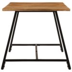 Table à manger 160x80x75 cm bois de manguier massif – Image 3