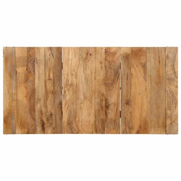 Table à manger 160x80x75 cm bois de manguier massif – Image 4