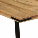 Table à manger 160x80x75 cm bois de manguier massif – Image 5