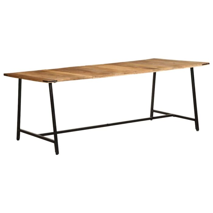 Table à manger 200x100x75 cm bois de manguier massif – Image 1