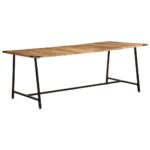Table à manger 200x100x75 cm bois de manguier massif – Image 10