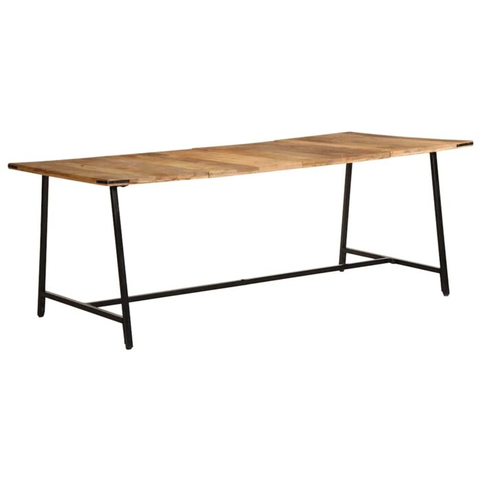 Table à manger 200x100x75 cm bois de manguier massif – Image 10