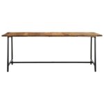 Table à manger 200x100x75 cm bois de manguier massif – Image 2
