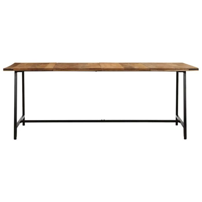 Table à manger 200x100x75 cm bois de manguier massif – Image 2