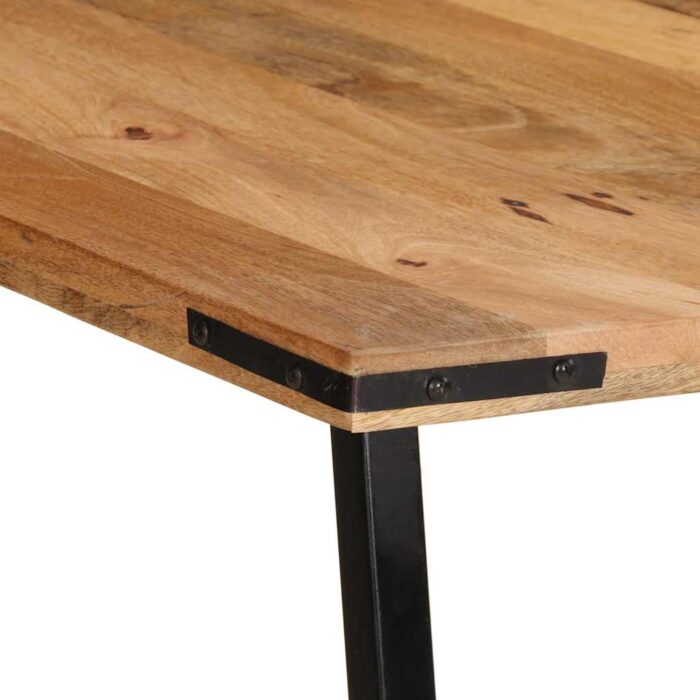 Table à manger 200x100x75 cm bois de manguier massif – Image 5