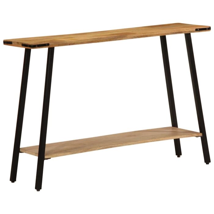 Table console 110x30x75 cm bois de manguier massif – Image 10