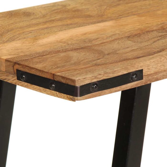 Table console 110x30x75 cm bois de manguier massif – Image 5