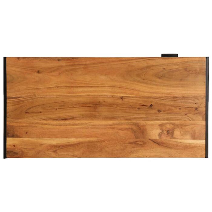 Table basse 110x55x40 cm bois massif d'acacia – Image 6
