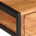 Table basse 110x55x40 cm bois massif d'acacia – Image 7