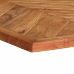 Table à manger 140x70x75 cm bois massif d'acacia – Image 5