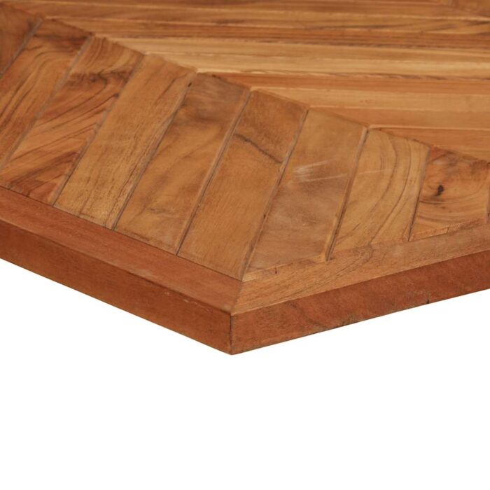 Table à manger 160x80x75 cm bois massif d'acacia – Image 5