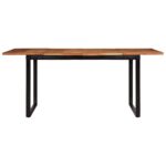 Table à manger 180x90x75 cm bois massif d'acacia – Image 2