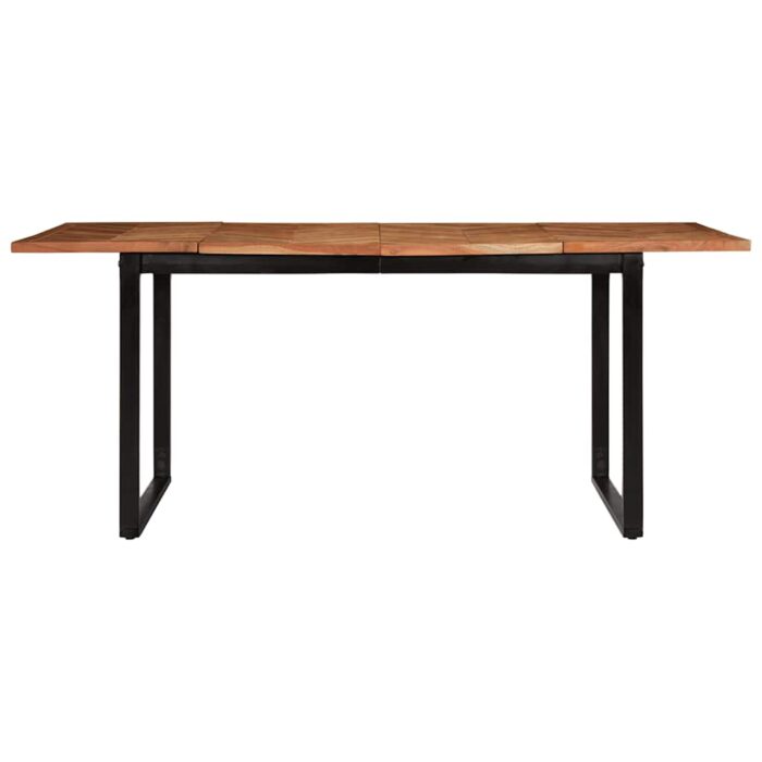Table à manger 180x90x75 cm bois massif d'acacia – Image 2