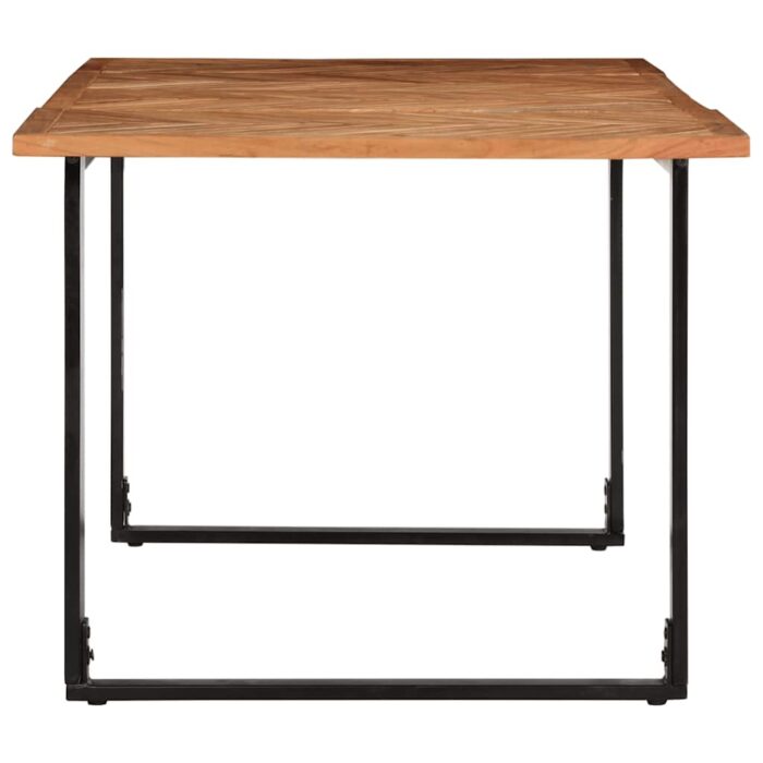 Table à manger 180x90x75 cm bois massif d'acacia – Image 3