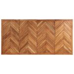 Table à manger 180x90x75 cm bois massif d'acacia – Image 4