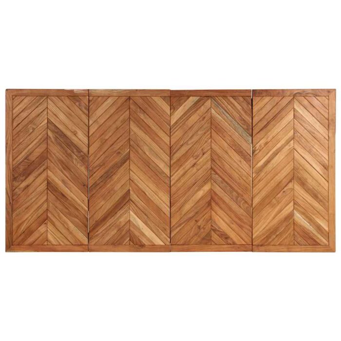 Table à manger 180x90x75 cm bois massif d'acacia – Image 4
