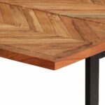 Table à manger 180x90x75 cm bois massif d'acacia – Image 5