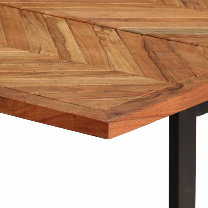 Table à manger 180x90x75 cm bois massif d'acacia – Image 5