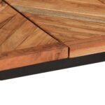Table à manger 180x90x75 cm bois massif d'acacia – Image 6
