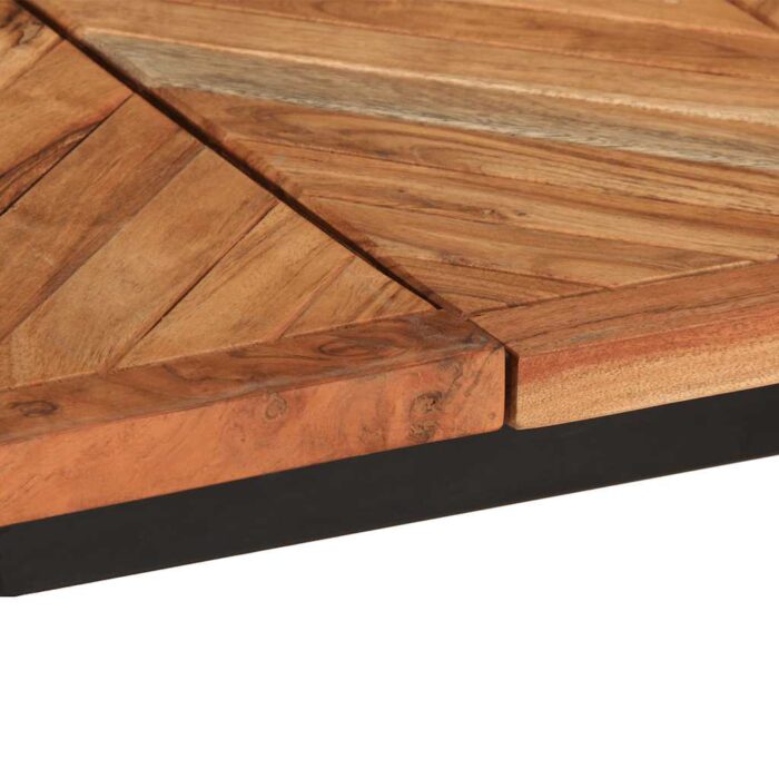 Table à manger 180x90x75 cm bois massif d'acacia – Image 6