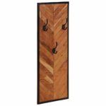 Porte-manteaux 2 pcs 35x1x90 cm bois massif acacia – Image 10