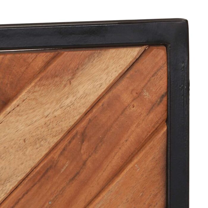 Porte-manteaux 2 pcs 35x1x90 cm bois massif acacia – Image 5