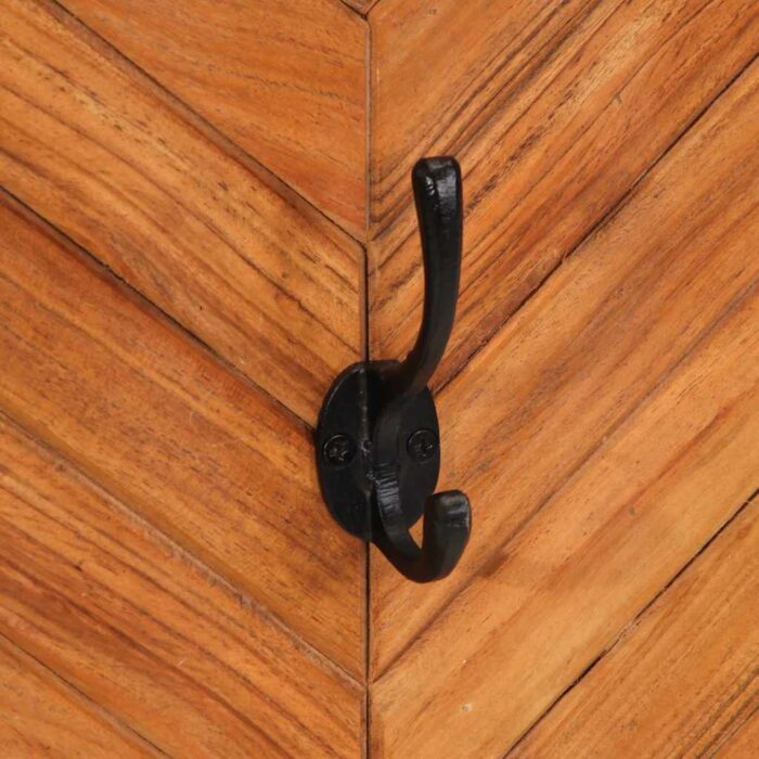 Porte-manteaux 2 pcs 35x1x90 cm bois massif acacia – Image 6