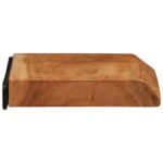 Étagères murales 2 pcs 30x20x3,5 cm bois massif d'acacia – Image 4
