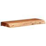 Étagères murales 2 pcs 40x20x3,5 cm bois massif d'acacia – Image 11