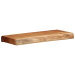 Étagères murales 2 pcs 40x20x3,5 cm bois massif d'acacia – Image 2