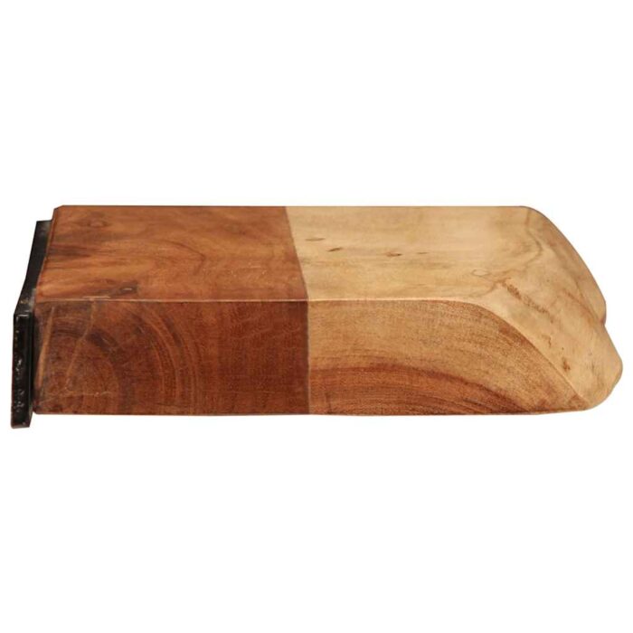 Étagères murales 2 pcs 40x20x3,5 cm bois massif d'acacia – Image 4