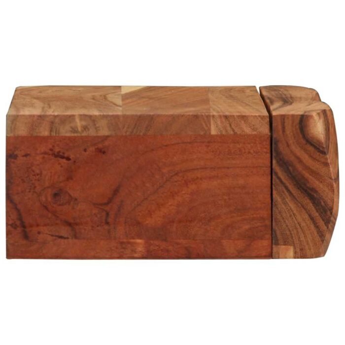 Étagères murales 2 pcs 30x17x8 cm bois massif d'acacia – Image 7