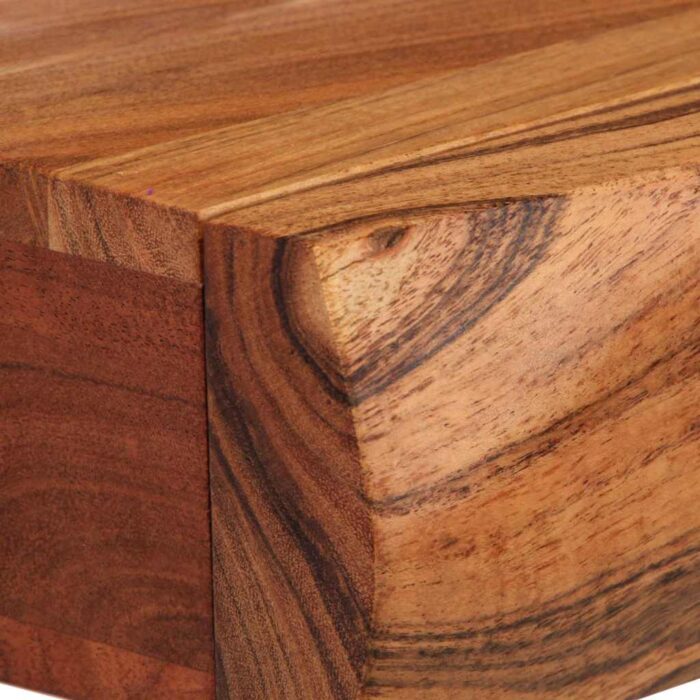 Étagères murales 2 pcs 30x17x8 cm bois massif d'acacia – Image 9