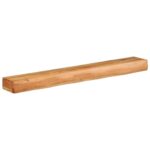 Étagères murales 2 pcs 100x17x8 cm bois massif d'acacia – Image 3