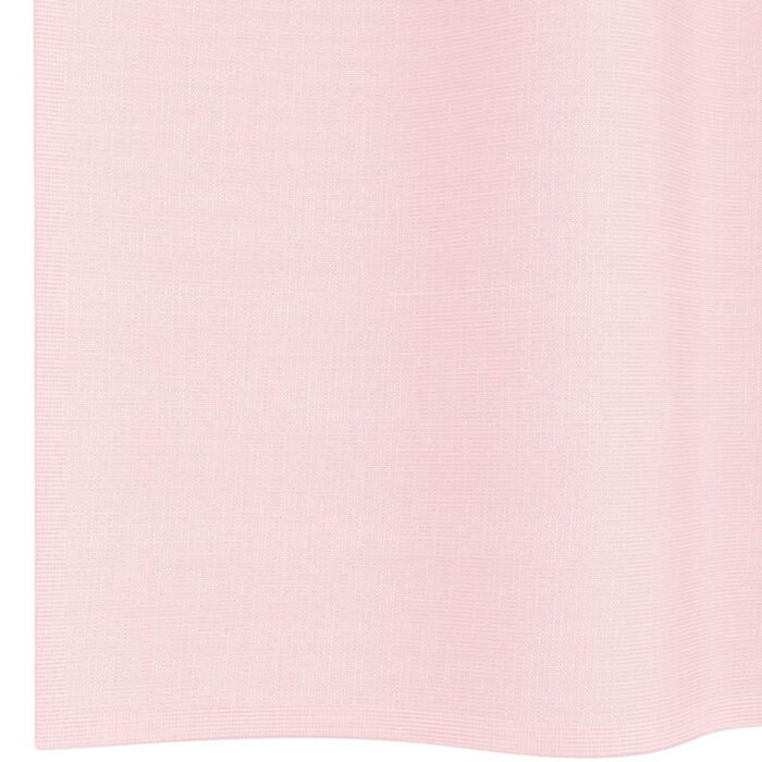Rideaux en voile avec passe-tringles 2 pcs rose clair – Image 6