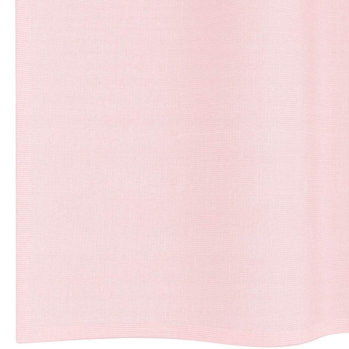 Rideaux en voile avec passe-tringles 2 pcs rose clair – Image 6
