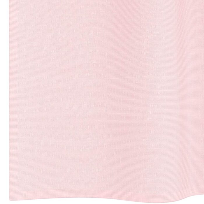 Rideaux en voile avec passe-tringles 2 pcs rose clair – Image 6