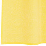 Rideaux en voile avec passe-tringles 2 pcs jaune – Image 6